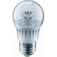 Лампа светодиодная LED 7Вт Е27 230В 2700К NLL-G45-7-230-2.7K-E27-CL шарик прозрачный | 71855 | Navigator