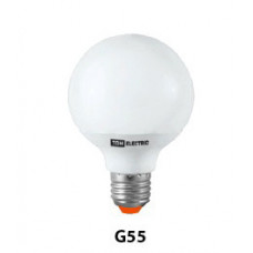 Лампа энергосберегающая КЛЛ 11Вт Е27 840 шарообразная G55 | SQ0323-0162 | TDM