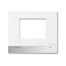 6136/15-500 Рамка декоративная для панели SmartTouch, белое глянцевое стекло | 6136-0-0196 | ABB