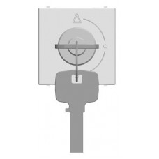 ABB Zenit Альп. белый Выключатель с ключом на 3 положения, с фиксацией, (2 мод) | N2253.1 BL | ABB