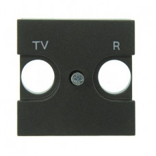 ABB Zenit Антрацит Накладка для TV-R розетки, (2 мод) | N2250.8 AN | ABB