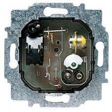 Механизм комнатного терморегулятора с нормально-закрытым контактом, с выключателем, 10А/250В | 8140.1 | ABB