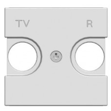 ABB Zenit Альп. белый Накладка для TV-R розетки, (2 мод) | N2250.8 BL | ABB