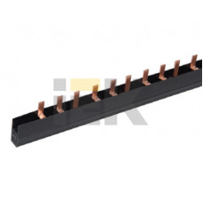 Шина соединительная PIN 2Р 100А шаг 27 мм (дл. 1м) | YNS51-2-100 | IEK