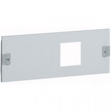 Лицевая панель металлическая XL3 400 - для 1 DPX 250 с блоком УЗО или без него - горизонтальный монтаж - высота 200 мм | 020324 | Legrand