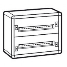 Распределительный шкаф с металлическим корпусом XL3 160 - для модульного оборудования - 2 рейки - 450x575x147 | 020002 | Legrand