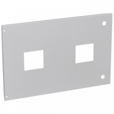 Металлическая лицевая панель - XL3 4000 - с нетеряемыми винтами - для 2 DPX 630 фиксированного исполнения | 020976 | Legrand