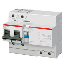 Выключатель автоматический дифференциальный DS802S 2п 125А B 30мА тип AP-R (8 мод) | 2CCB862004R0845 | ABB