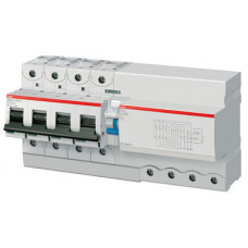 Выключатель автоматический дифференциальный DS804S 4п 125А D 300мА тип A (13 мод) | 2CCA864005R0841 | ABB