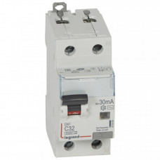 Выключатель автоматический дифференциальный DX3 1п+N 32А C 30мА тип AC | 411005 | Legrand