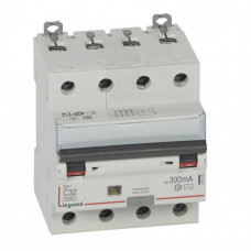 Выключатель автоматический дифференциальный DX3 6000 4п 32А С 300мА тип AС | 411208 | Legrand