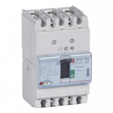 Автоматический выключатель DPX3 160 - термомагнитный расцепитель - 50 кА - 400 В~ - 3П - 120 А | 420126 | Legrand