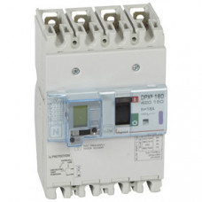 Автоматический выключатель DPX3 160 - термомагн. расц. - с диф. защ. - 50 кА - 400 В~ - 4П - 16 А | 420150 | Legrand