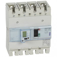 Автоматический выключатель DPX3 250 - эл. расцепитель - с изм. блоком - 50 кА - 400 В~ - 4П - 40 А | 420472 | Legrand