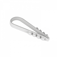 Дюбель-хомут для круглого кабеля (11-18мм) нейлон белый (100шт.) EKF PROxima | plc-ncs-11x18w | EKF