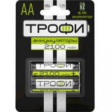 Аккумулятор Трофи HR6-2BL 2100 mAh (20/240/14400) (AA) | C0032099 | ЭРА