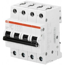 Выключатель автоматический четырехполюсный S204M UC 50А B 10кА (S204M B50UC) | 2CDS274061R0505 | ABB