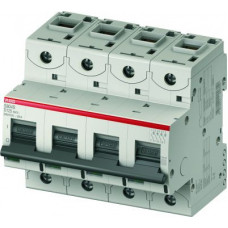 Выключатель автоматический четырехполюсный S804C 10А D 25кА (S804C D10) | 2CCS884001R0101 | ABB