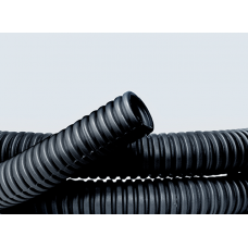 Труба гибкая гофрированная 25мм без протяжки легкая (50м) чёрный | 70725 | DKC
