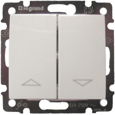 Valena Белый Выключатель жалюзийный кнопочный | 774414 | Legrand