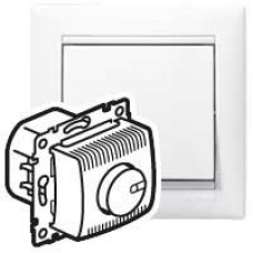 Valena Белый Светорегулятор поворотный 100-1000W для л/н, галог. ламп с обмоточным т-ром | 770060 | Legrand