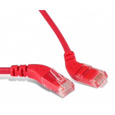 Патч-корд PC-APM-UTP-RJ45/R45-RJ45/R45-C6-3M-LSZH-RD U/UTP угловой, правый 45°-правый 45°, Cat.6, LSZH, 3 м, красный | 233046 | Hyperline