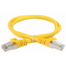 Коммутационный шнур (патч-корд), кат.5Е FTP, 1,5м, желтый | PC05-C5EF-1M5 | ITK
