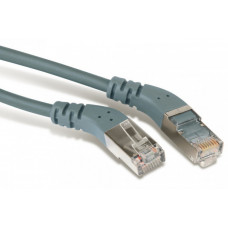 Патч-корд PC-APM-STP-RJ45/L45-RJ45/R45-C6-5M-LSZH-GY F/UTP угловой, экранированный, левый 45°-правый 45°, Cat.6, LSZH, 5 м, серый | 233173 | Hyperline