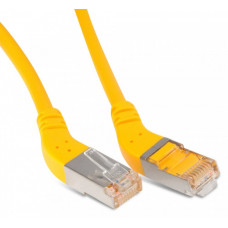 Патч-корд PC-APM-STP-RJ45/L45-RJ45/R45-C5e-3M-LSZH-YL F/UTP угл.,экранир.левый 45°-правый 45°,Cat.5e,LSZH,3м,желтый | 232930 | Hyperline