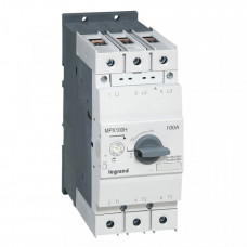 Автоматический выключатель для защиты электродвигателей MPX3 T100H 100A 50kA | 417379 | Legrand