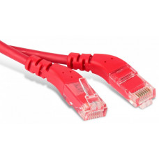 Патч-корд PC-APM-UTP-RJ45/L45-RJ45/R45-C6-2M-LSZH-RD U/UTP угловой, левый 45°-правый 45°, Cat.6, LSZH, 2 м, красный | 233015 | Hyperline