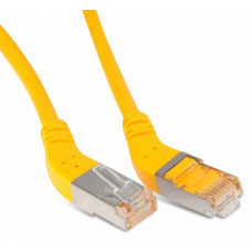 Патч-корд PC-APM-STP-RJ45/L45-RJ45/R45-C6-1M-LSZH-YL F/UTP угл.,экранир.левый 45°-правый 45°,Cat.6,LSZH,1м,желтый | 233102 | Hyperline