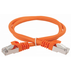 Коммутационный шнур (патч-корд), кат.5Е FTP, 1м, оранжевый | PC07-C5EF-1M | ITK