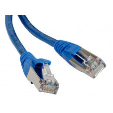 Патч-корд PC-LPM-STP-RJ45-RJ45-C5e-1.5M-LSZH-BL F/UTP, экранированный, Cat.5е, LSZH, 1.5 м, синий | 230091 | Hyperline