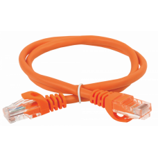 Коммутационный шнур (патч-корд), кат.5Е UTP, 2м, оранжевый | PC07-C5EU-2M | ITK