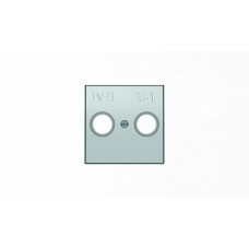Накладка для TV-R-SAT розетки, серия SKY, цвет серебристый алюминий|2CLA855010A1301| ABB