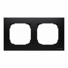 Рамка 2-постовая, серия SKY, цвет чёрный бархат|2CLA857200A1501| ABB