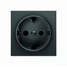 Накладка для розетки SCHUKO, серия SKY, цвет чёрный бархат|2CLA858800A1501| ABB