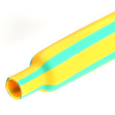 Трубка термоусаживаемая ТУТнг 8/4 желто-зеленая (100м/рул) | 60105 | КВТ