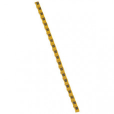 Маркер Duplix - чёрная маркировка на желтом фоне - заглавная буква W | 038432 | Legrand