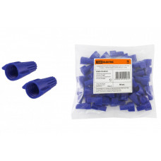 Соединительный изолирующий зажим СИЗ-Л-2 12 мм2 с лепестками синий (50 шт) | SQ0519-0012 | TDM