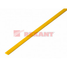 Термоусадка 4,0 / 2,0 мм, желтая (упак. 50 шт. по 1 м) | 20-4002 | REXANT