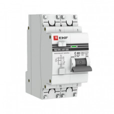 Выключатель автоматический дифференциальный АД-32 (селективный) 1п+N 50A C 100мА тип AC PROxima | DA32-50-100S-pro | EKF