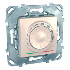 Unica Бежевый Регулятор тёплого пола 10А, с датчиком (без функц. откл.) | MGU5.503.25ZD | Schneider Electric