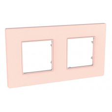 Unica Quadro Розовый жемчуг Рамка 2-ая | MGU4.704.37 | Schneider Electric