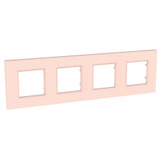 Unica Quadro Розовый жемчуг Рамка 4-ая | MGU4.708.37 | Schneider Electric