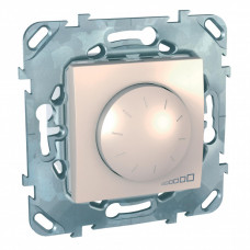 Unica Бежевый Светорегулятор поворотный для электронных ПРА (1-10 В) выкл 4А, ток упр-я до 200 мА | MGU5.510.25ZD | Schneider Electric