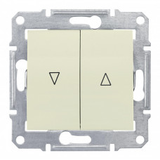 Sedna Бежевый Выключатель жалюзийный с механической блокировкой 10А (сх.4) | SDN1300347 | Schneider Electric