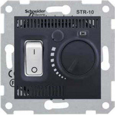Sedna Графит Термостат комнатный 10А | SDN6000170 | Schneider Electric