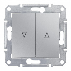Sedna Алюминий Выключатель жалюзийный с механической блокировкой 10А (сх.4) | SDN1300360 | Schneider Electric